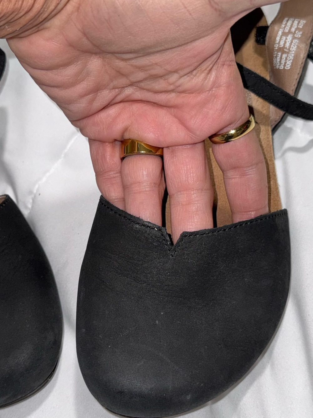 Dansko Rowan Black Slingback Flat closed toe Sandals 39 8.5-9 - Picture 15 of 15